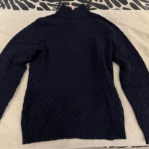 Tommy Hilfiger Men’s Blue Knit Turtleneck Sweater